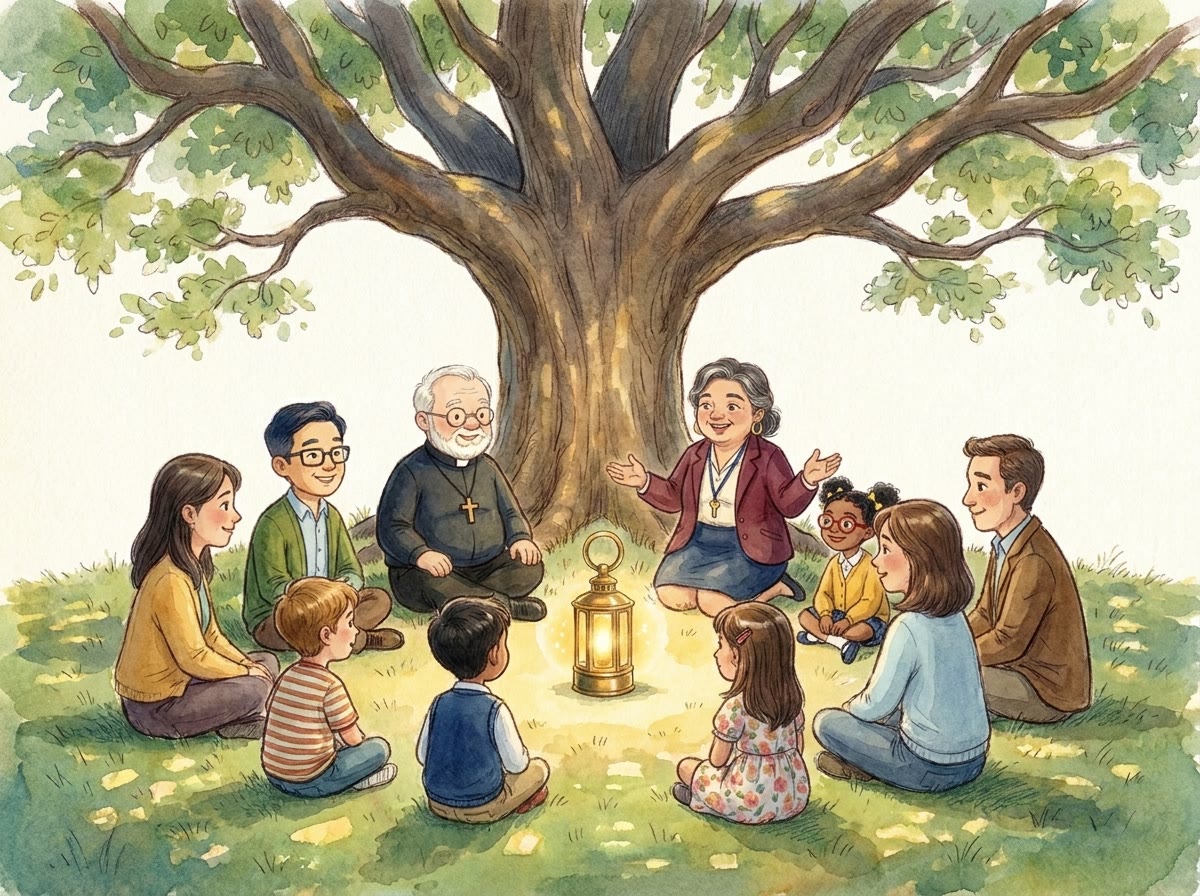 Illustration: The Oak Table