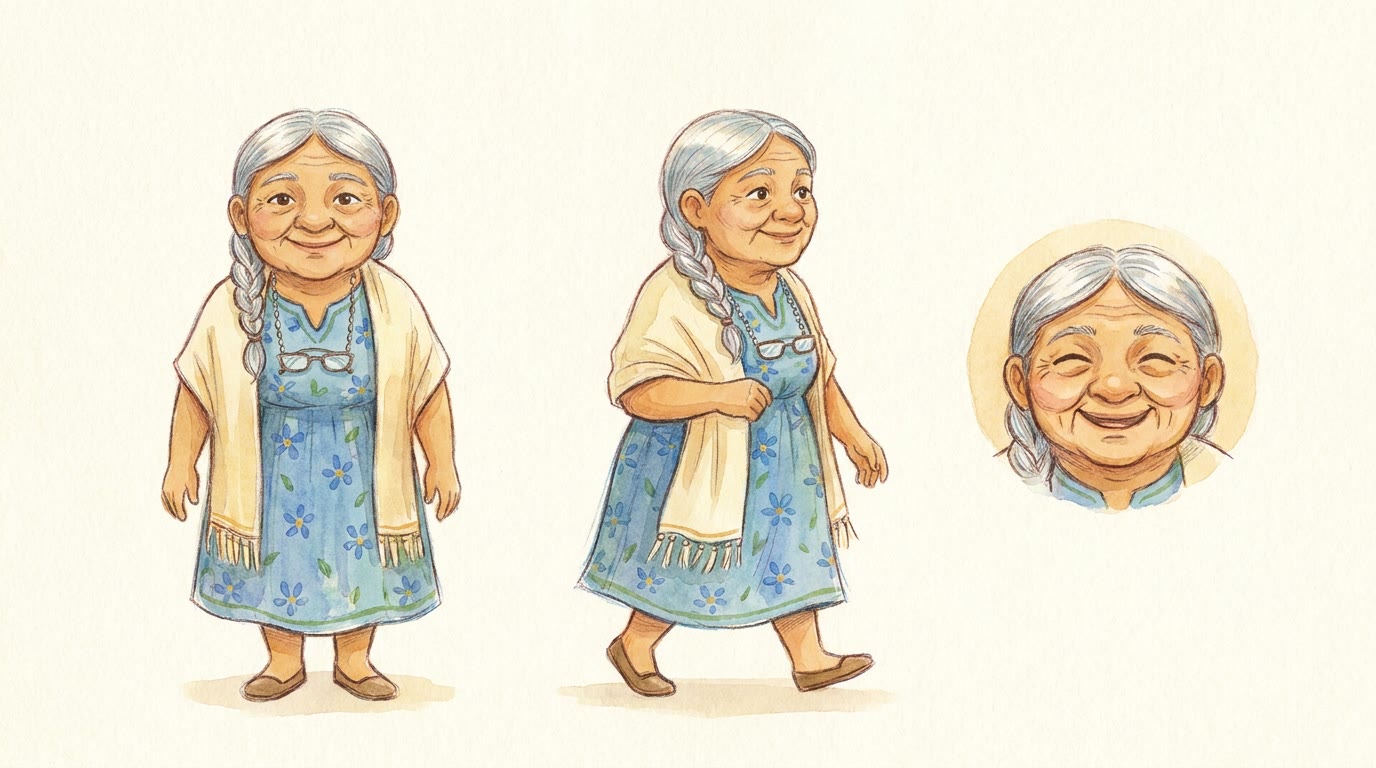 Grandma character sheet