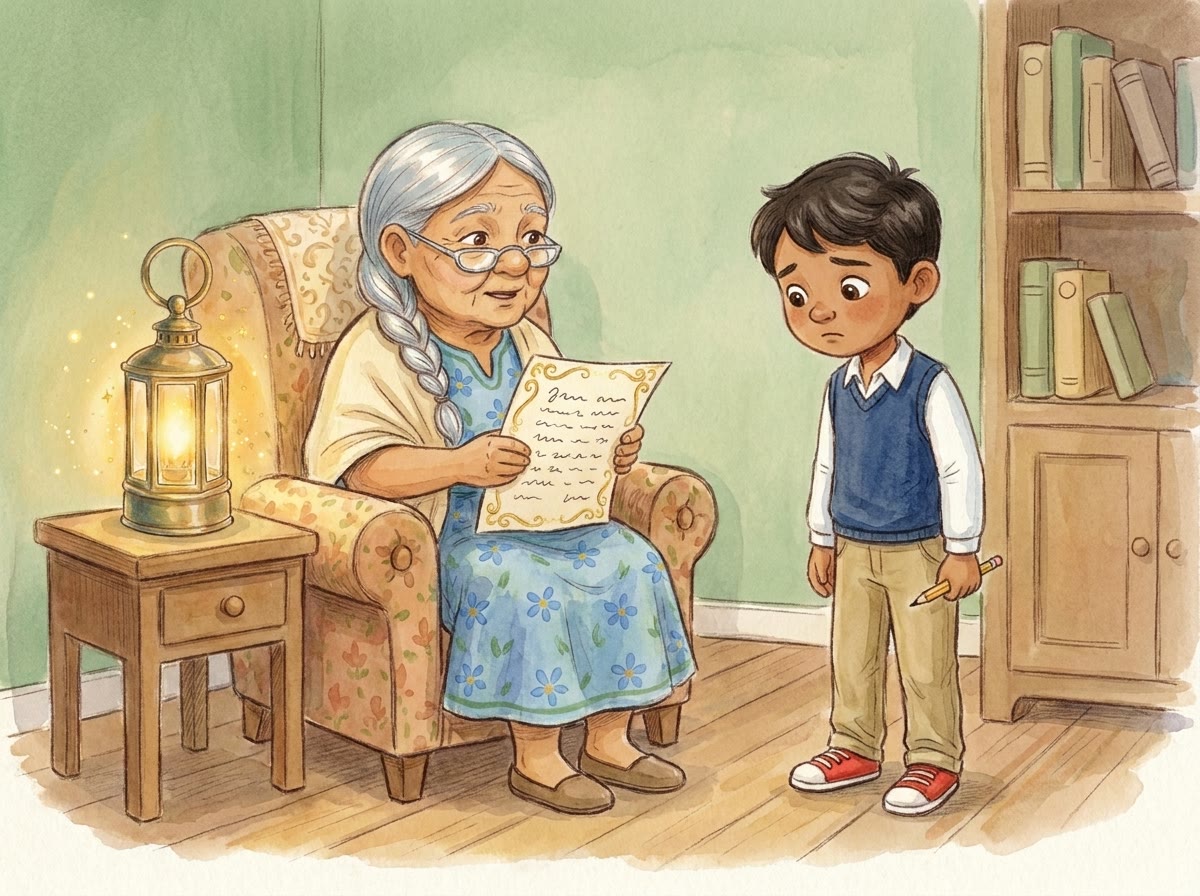 Illustration: Miguel's Poem