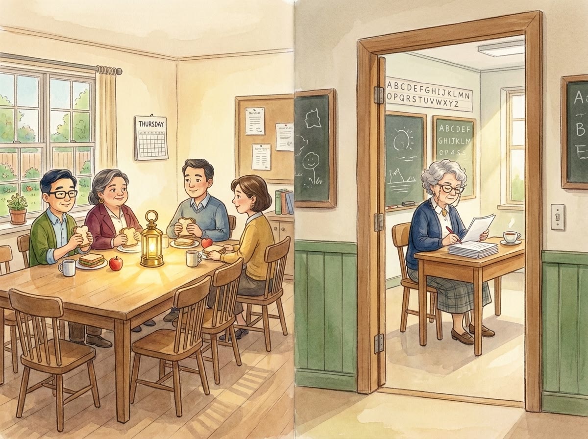 Illustration: Lunch and Learn